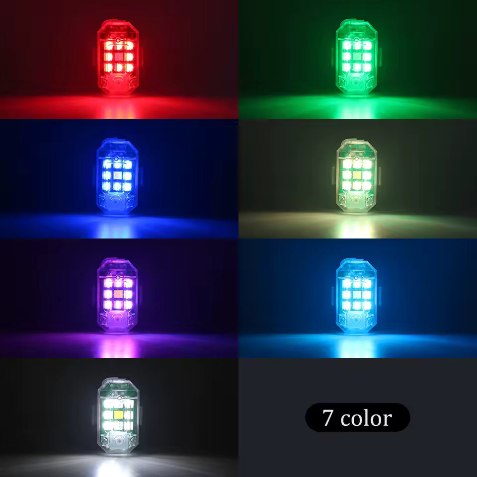 اضاءة LED متعددة الالوان و بجهاز تحكم عن بعد