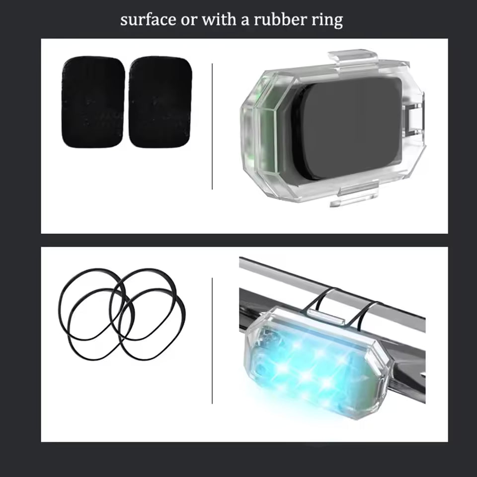 اضاءة LED متعددة الالوان و بجهاز تحكم عن بعد